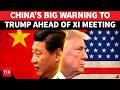 'Do Not Risk...': China's RED HOT Warning To Trump Ahead Of Beijing Trip; Xi Draws Taiwan Redline