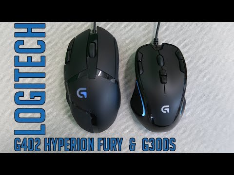 Logitech G300s & G402 Hyperion Fury Gaming miševi