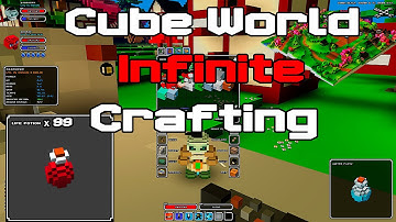 Cube World duplication / Infinite Crafting Glitch