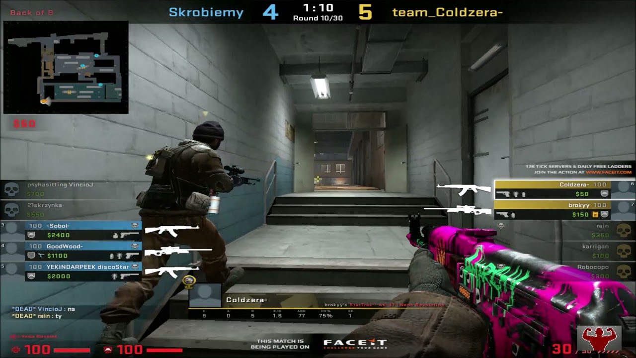 Coldzera CS:GO POV (FaZe) / FACEIT Match  / train / 25 April 2021