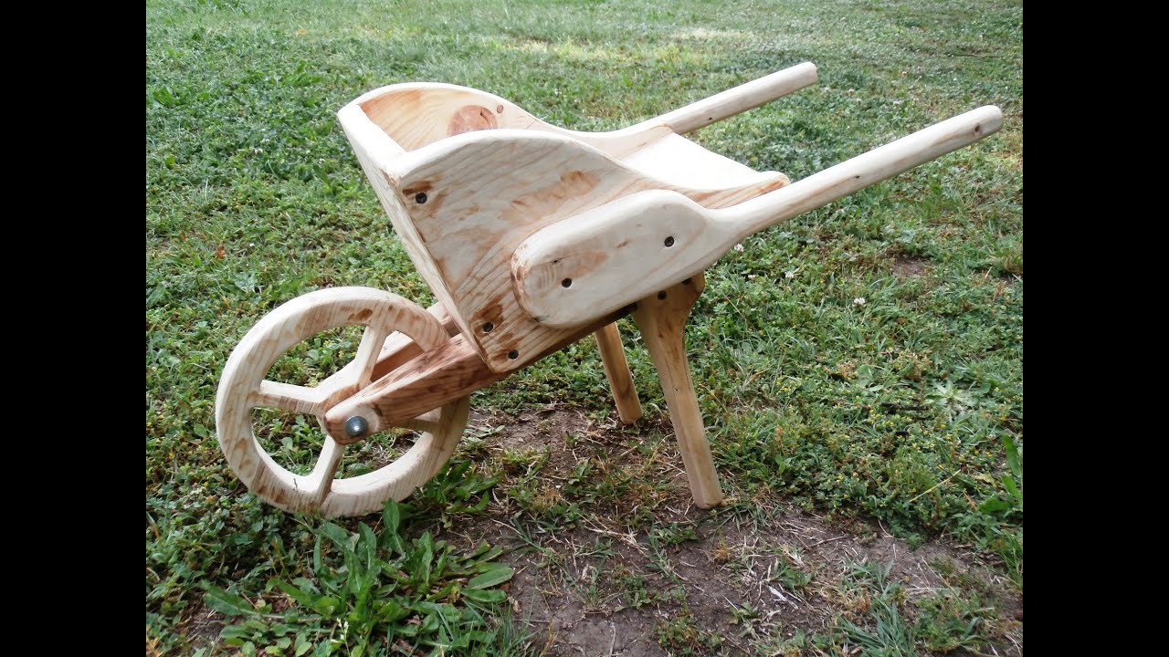 how to make a wheelbarrow with recycled wood handmade 