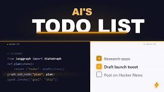 Why doesn't your AI agent have a todo list? (LangGraph + Dovilo + MCP)
