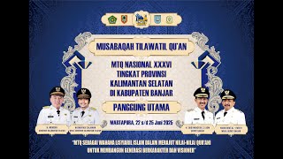  Lomba Mtq Gol Remaja  Alun  Alun Ratu Zalecha Martapura