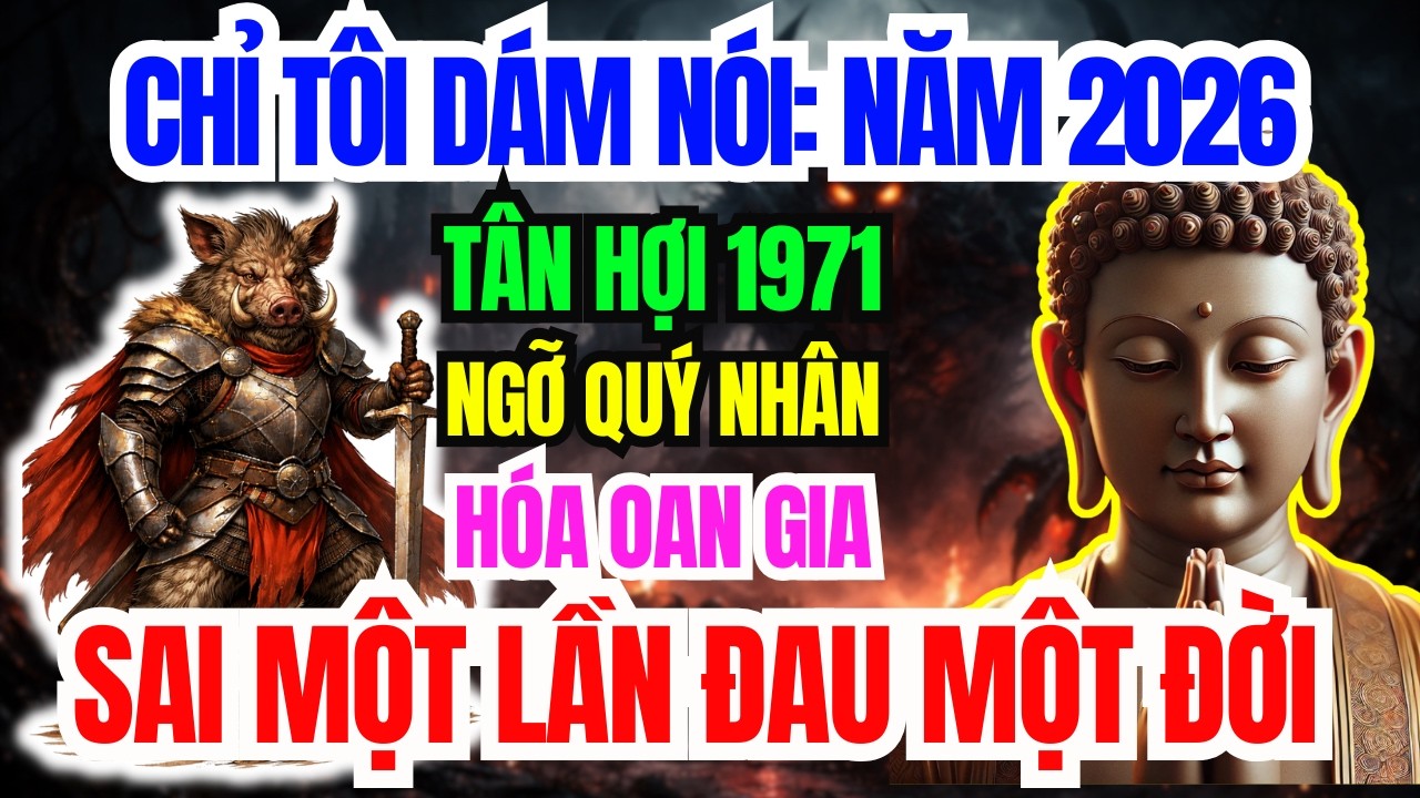 Chấn Động 2026: Tân Hợi 1971 Ngỡ Quý Nhân Hóa Oan Nghiệp Sai Một Bước Trả Giá Cả Đời