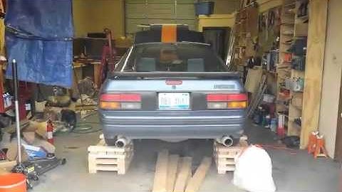 1987 Mazda RX-7 open header