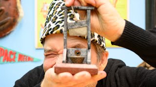 Archie McPhee Archives with Mr. Q: Cute little guillotine, so many aliens and glowing alien hands