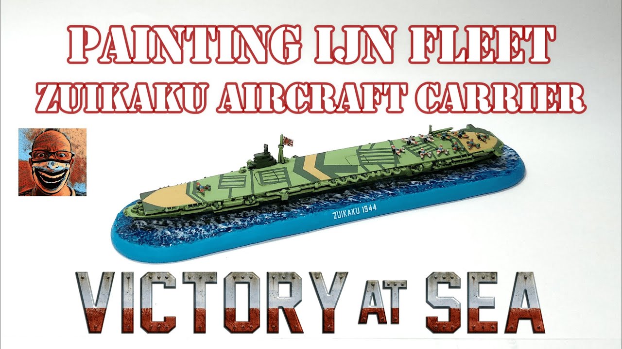 Painting IJN Fleet Zuikaku Aircraft Carrier. Victory at Sea - YouTube