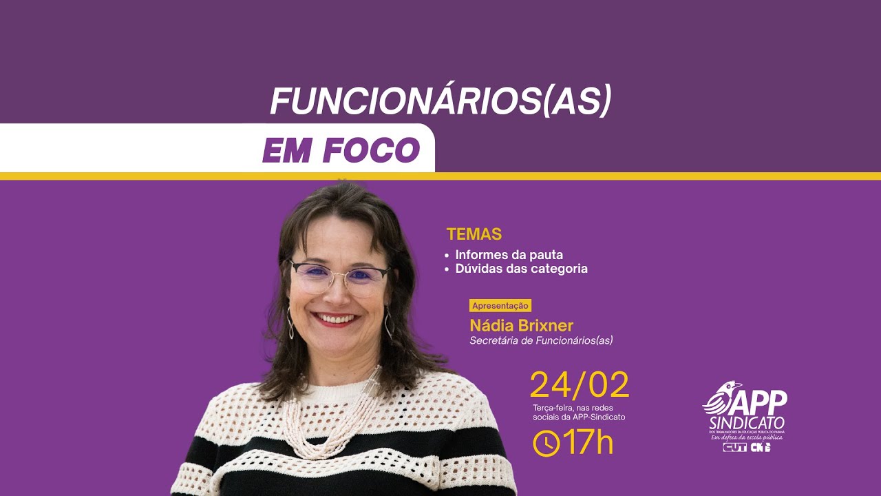 Funcionários(as) em Foco - 24/02/2026