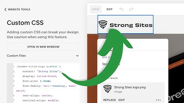 3 Ways to Put Logo AND Text in Your Squarespace Header