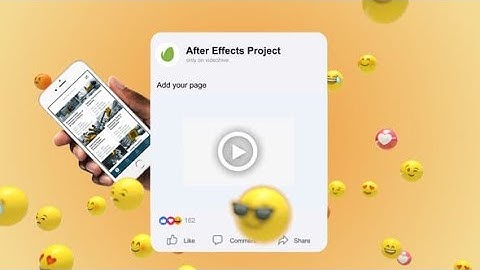 My Facebook Page - Videohive Free After Effects Template
