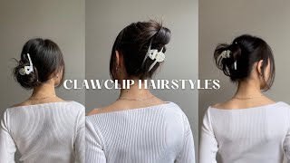 4 CLAWCLIP HAIRSTYLES