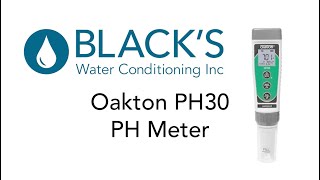 Testing pH with Oakton PH30