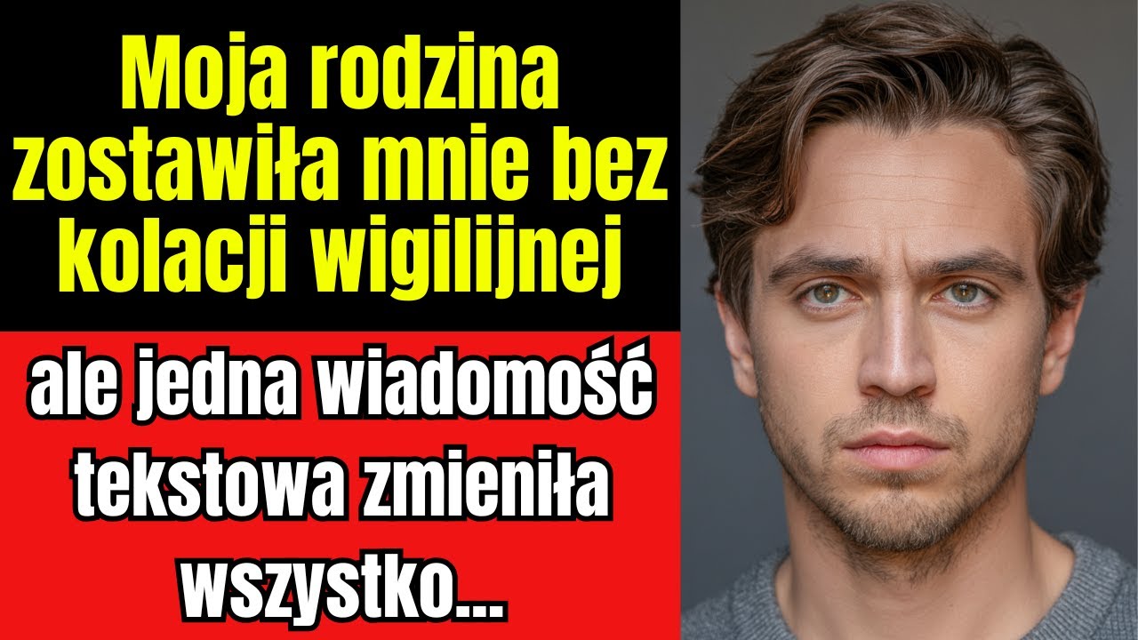 Moja rodzina zostawiła mnie bez kolacji wigilijnej — ale jedna wiadomość tekstowa zmieniła wszystko.