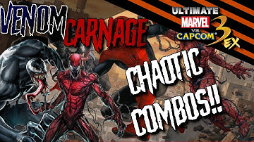 SYMBIOTIC SMACKDOWN| UMVC3 VENOM AND CARNAGE MOD(Calikingz01)| STYLISH COMBO VIDEO