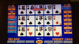 Super Triple Double - Video Poker .25 triple play