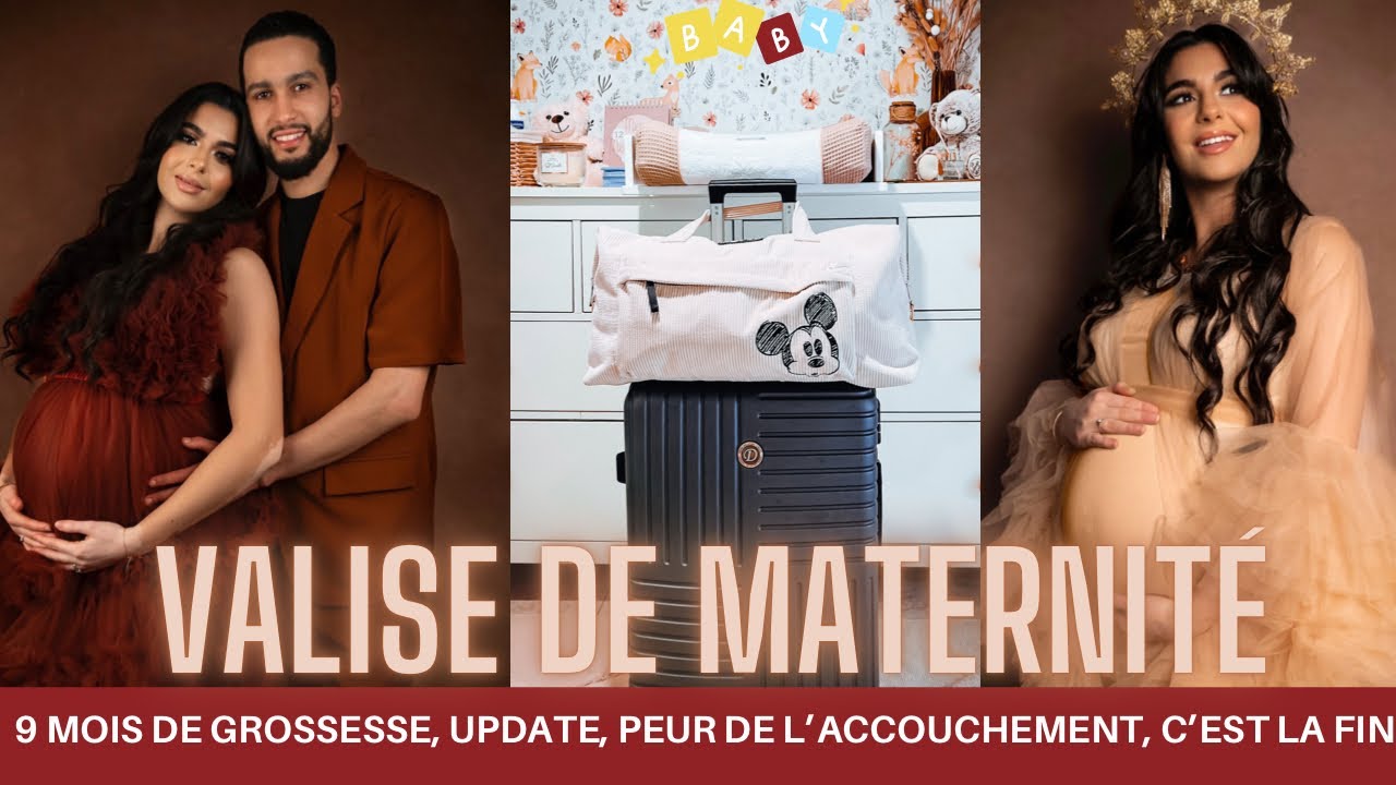 MA VALISE DE MATERNITÉ 👩‍🍼ET SAC POUR L’ACCOUCHEMENT, PEUR DE L’ACCOUCHEMENT? 9MOIS DE GROSSESSE🤰