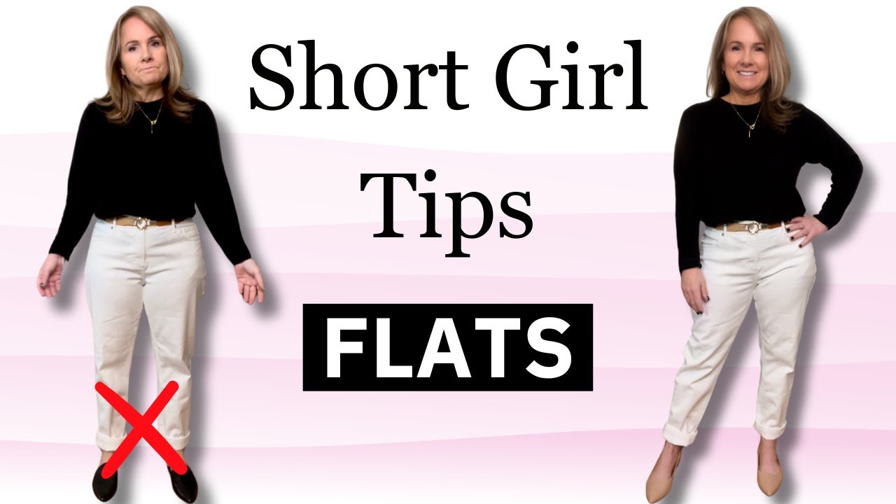 2 SIMPLE Style Tips For Wearing Flats When You are Short - YouTube