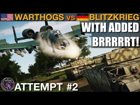 RETRY! Could An A-10 Warthog Air Wing Stop The 1940 Blitzkrieg Of France? (WarGames 8b) | DCS