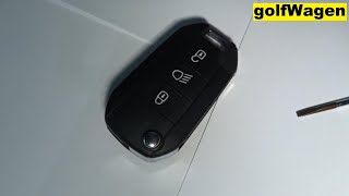 Peugeot 308 key battery replacement