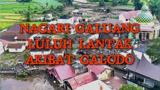 Bencana Banjir Dan Galodo di Jorong Galuang, Kec Sungai Pua, Kab Agam, Sumbar. 12 Mei 2024.