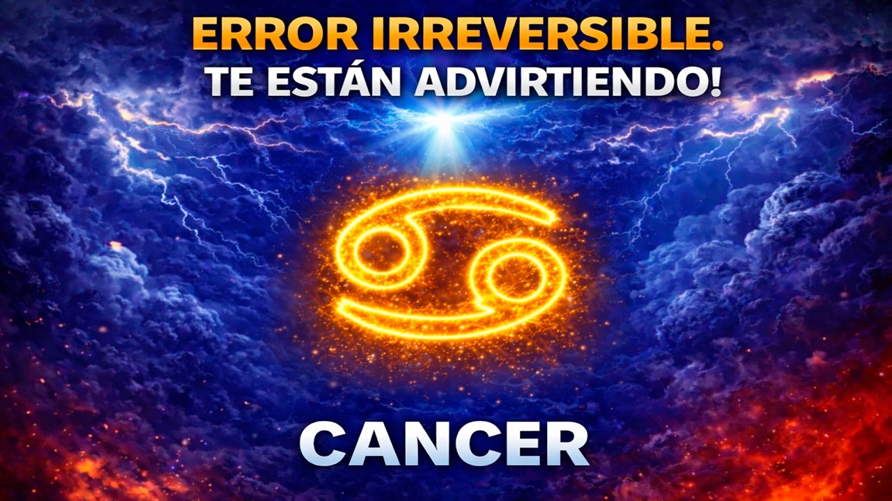 CANCER🚨🕊️ UN SER QUERIDO DESDE EL CIELO TE ADVIERTE… ESTÁS A SEGUNDOS DE UN ERROR IRREVERSIBLE ⏳😱
