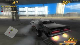 FlatOut 2 Skyscraper derby 2 Bullet GT vs 2 Flatmobile