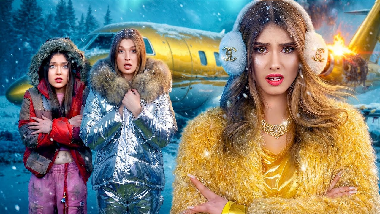 Maison de Riche vs Pauvre vs Giga Riche ! Filles Riches en Vacances de Pauvres