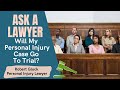 Will My Personal Injury Case Go To Trial? | Florida Personal Injury Trial