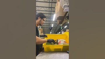 Amazon Fulfillment Center || packing singles #amazon #packing #shorts #viralvideo