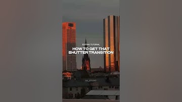 Master the Shutter Transition in CapCut! 🔥