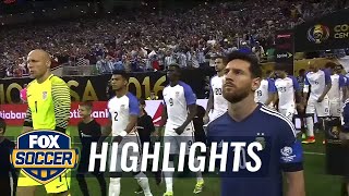 USA vs. Argentina | 2016 Copa America Highlights