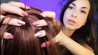 ASMR Scalp Scratching & Head Massage for Sleep 💤