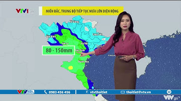 Bản tin thời tiết 12h30 - 08/09/2021: Miền Bắc, Trung Bộ tiếp tục mưa lớn diện rộng | VTVWDB