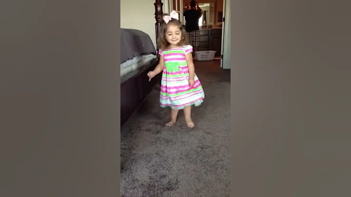 Addy 2.5 dancing before church