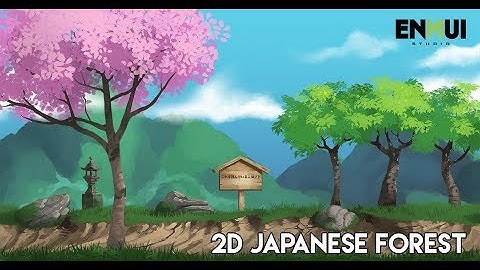 2D Japanese Forest Asset Store