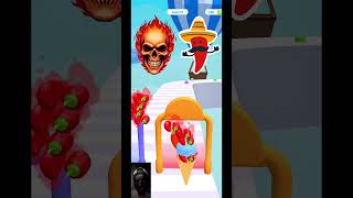 Stacky Ice cream 🌶️ 3D Runner ☠️ #youtubeshorts