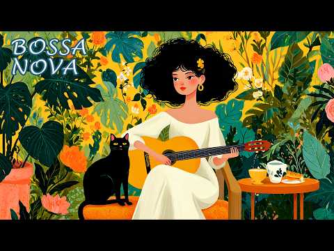 Relaxing Summer Bossa Jazz ~ Soft Morning Jazz Covers for Focus, Study & Tropical Vibes ☕🌿