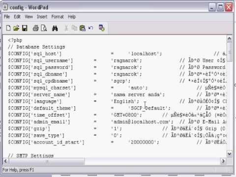Panduan SGCP (Config)