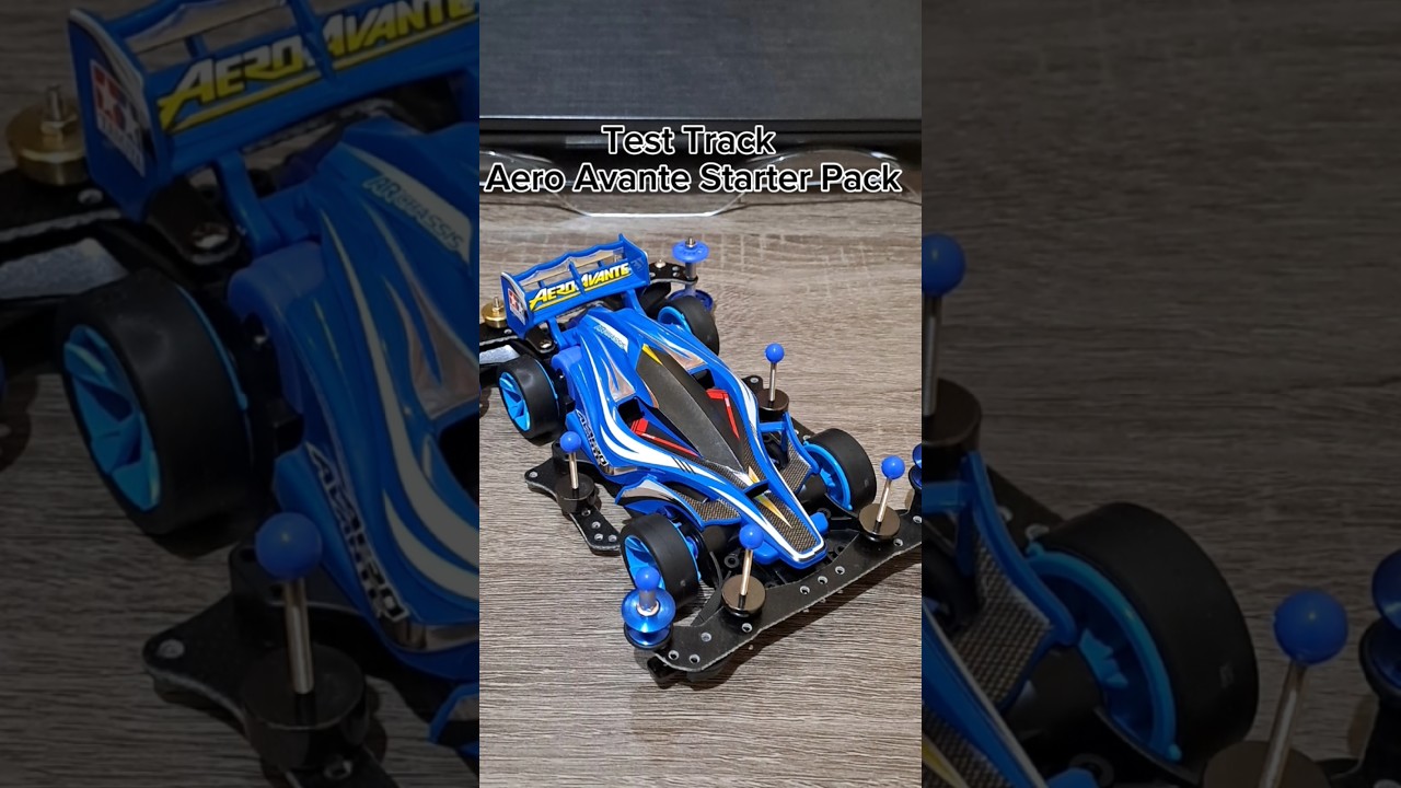 TEST TRACK TAMIYA AERO AVANTE STARTER PACK 