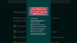 Ujian Psikometrik Penolong Pegawai Penguatkuasa KP5 2026 | Contoh Soalan & Tips