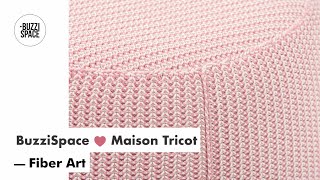 Buzzispace Hearts Maison Tricot A Fiber Art Collaboration