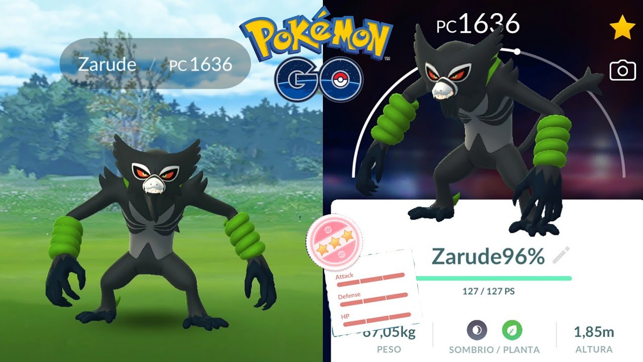 Zarude Pokémon GO: Aqui está tudo que você quer saber!