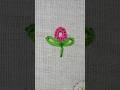 New flower embroidery 🌷#ytshorts #handbroidery #viral #like #embroidery #reels #video #shere