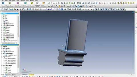 Reverse Engineering a Turbine Blade in Rapidform XOR