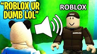 I Spoke to ROBLOX With Voice Chat!