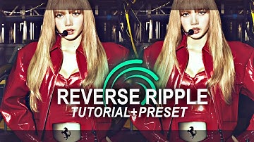 Ae Like Reverse Ripple Effect Alight Motion Tutorial + Preset || dripsvfx