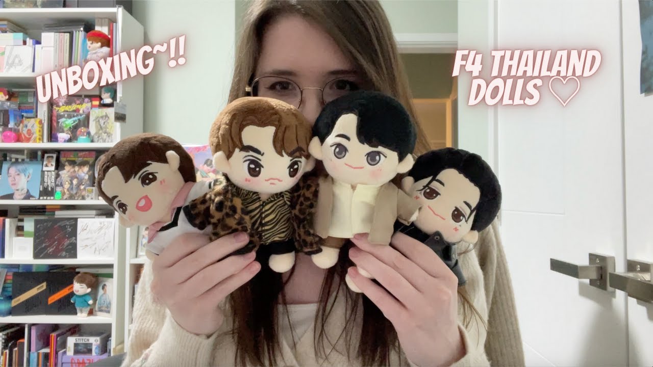 Unboxing All F4 Thailand Doll Merchandise ❤（っ＾▿＾） - YouTube