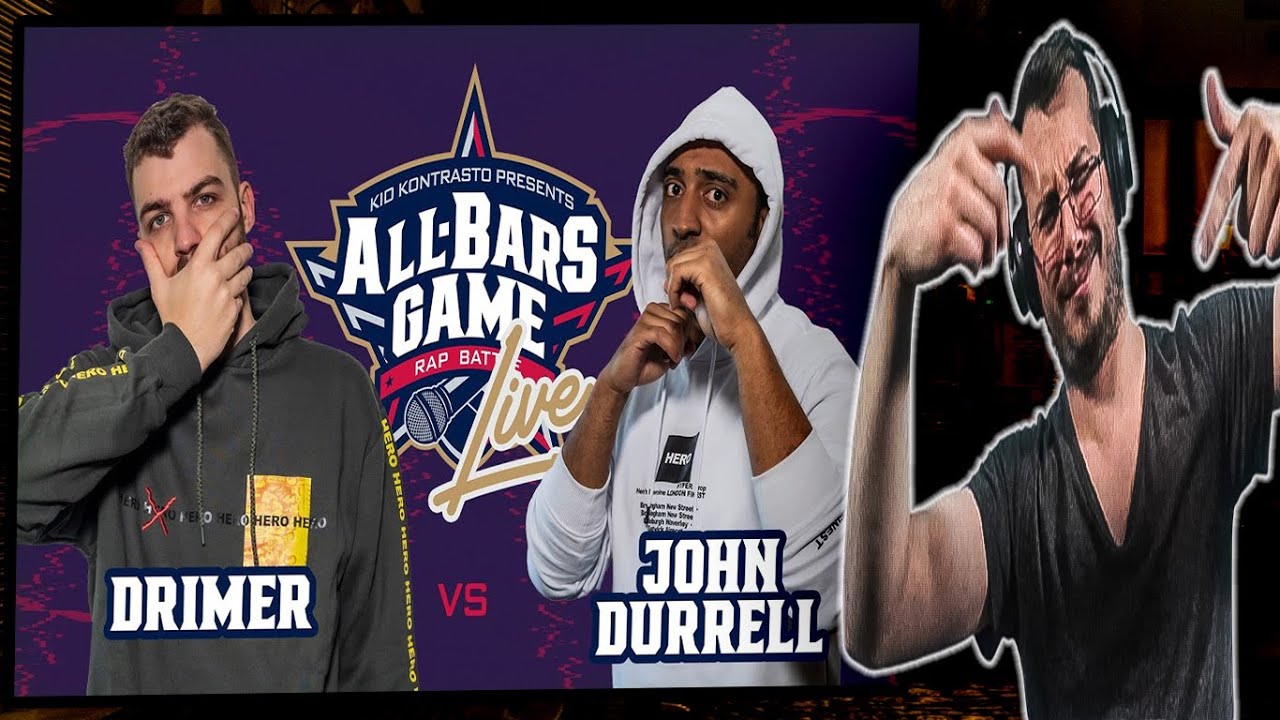 Drimer Vs John Durrell All Bars Game LIVE Barrio's live (Milano) Reaction