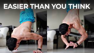 The Handstand Pushups is 90% EASIER If You Do This !
