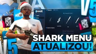 ATUALIZOU O MELHOR MOD MENU DO FIVEM GTA RP! SHARK MENU V5 🔥(FAZ TUDO)